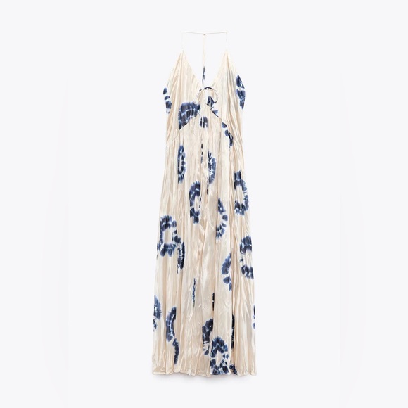 Zara dress maxi oversize fit boho blogger prints casual summer vacation wedding - Picture 10 of 15